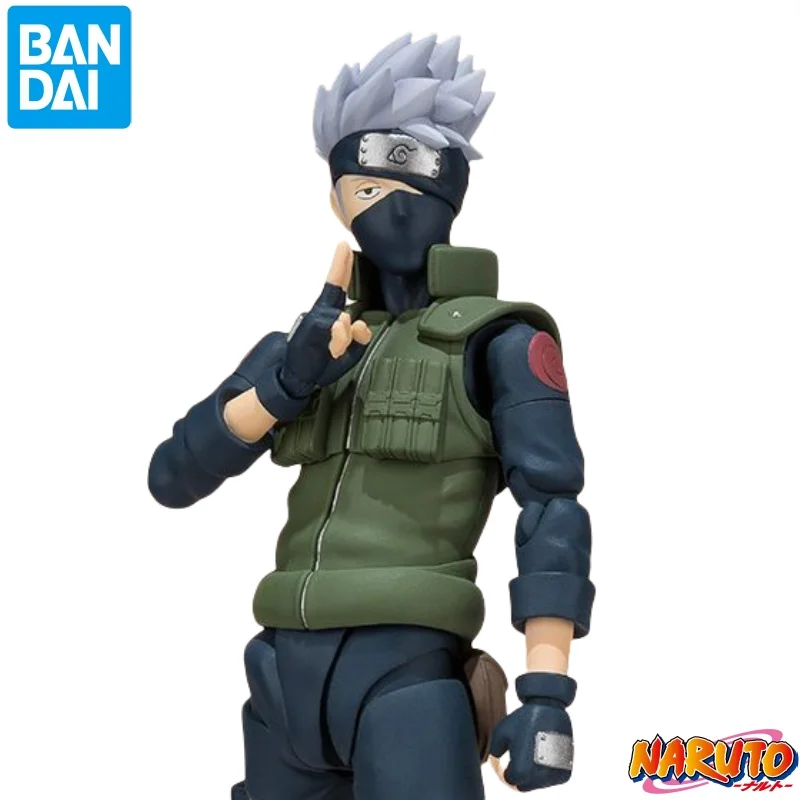 

in stock BANDAI Original BANPRESTO Naruto SHF Hatake Kakashi action figure Model Doll Brand New Boxed anime characters
