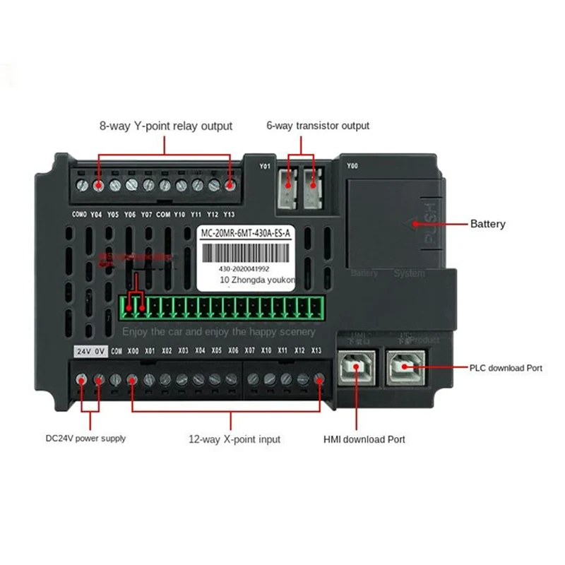 YKHMI Hot Sale PLC touchscreen HMI alles in één geïntegreerde 100% nieuwe originele Mini HMI voor CNC industriële controller levering voorraad