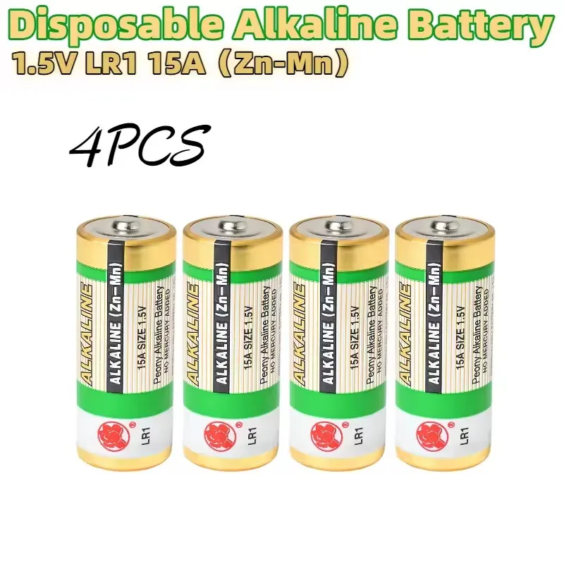 

1.5V N Size Battery for Doorbell Bluetooth Speaker Toy LR1 AM5 MN9100 E90 Alkaline Batteries for Walkman MP3 Player Long Lasting