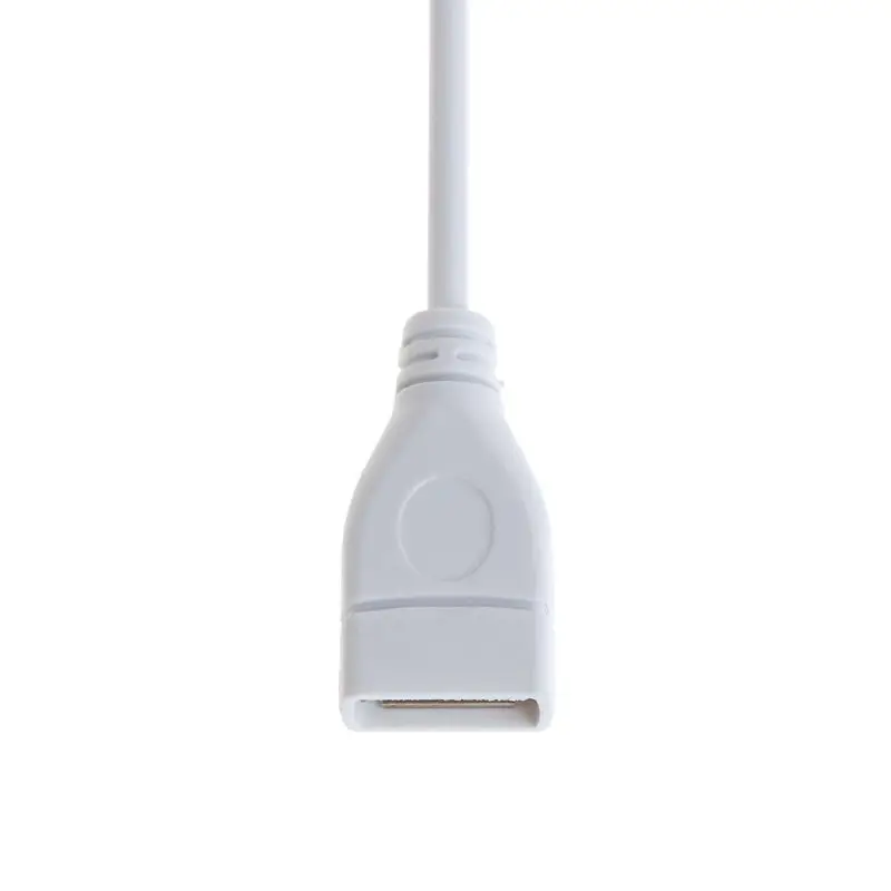 Cable USB Nuevos 28 USB 2.0 A macho a Extensor extensión Cable blanco Ingenio