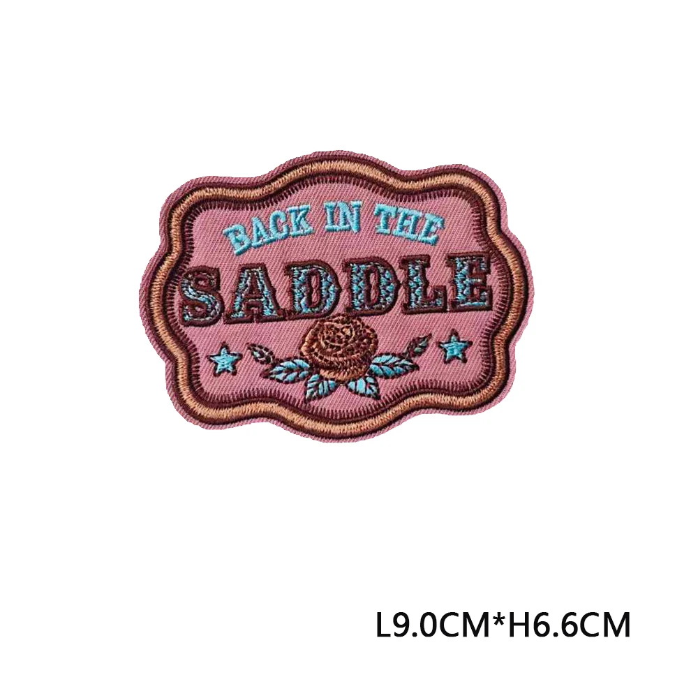Summer Embroidered Patch Fishing Iron On Patch for Clothing Bags Hats Phones Decoration DIY Applique Repair Patch - view 2