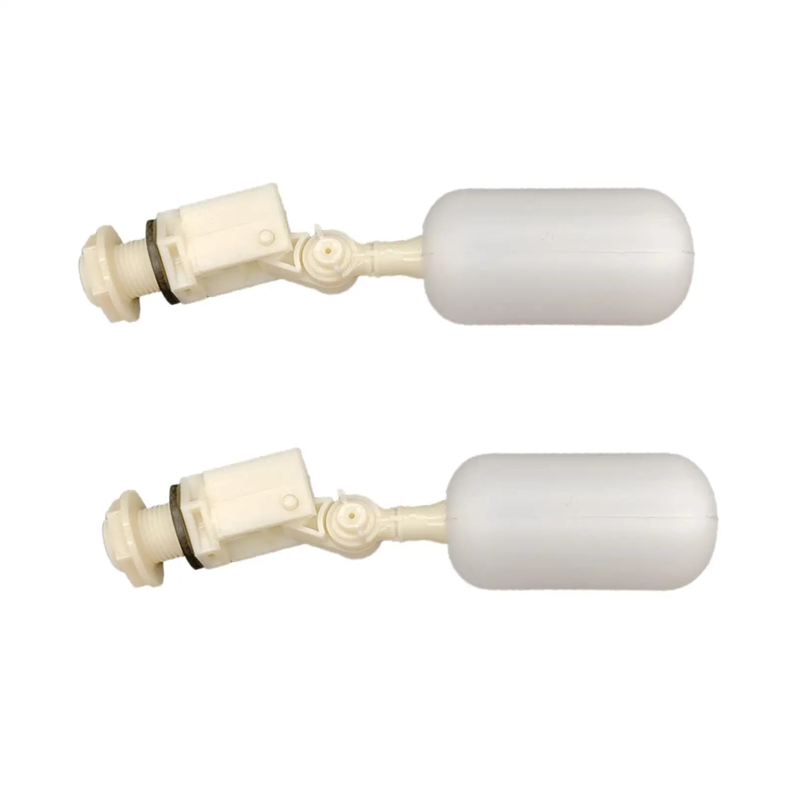 2x Float Valves Floating Ball Valves 1/2inch Auto Fill Shut Off Flow Control Livestock Water Trough Float Valves for Pool