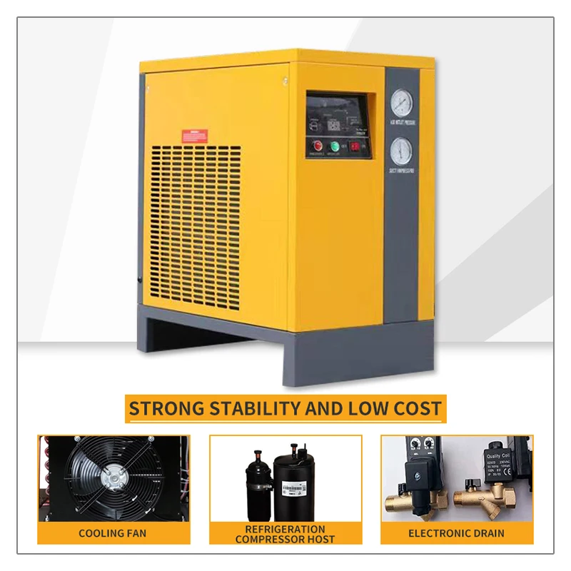 Airhorse 2024 High Quality High Inlet Refrigerated Air Dryer for Your Compressed Air Business