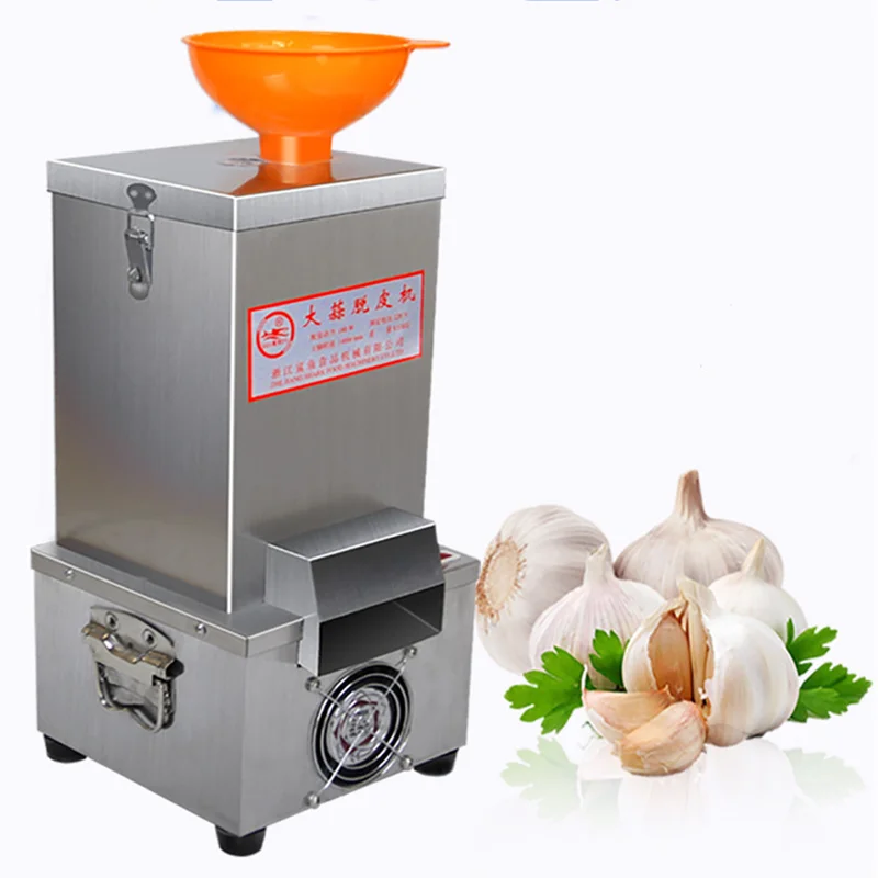 110V/220V Electric Garlic Peeling Machine Commercial Stainless Steel Fast and Effortless Peeling Machine Food Processing Machine