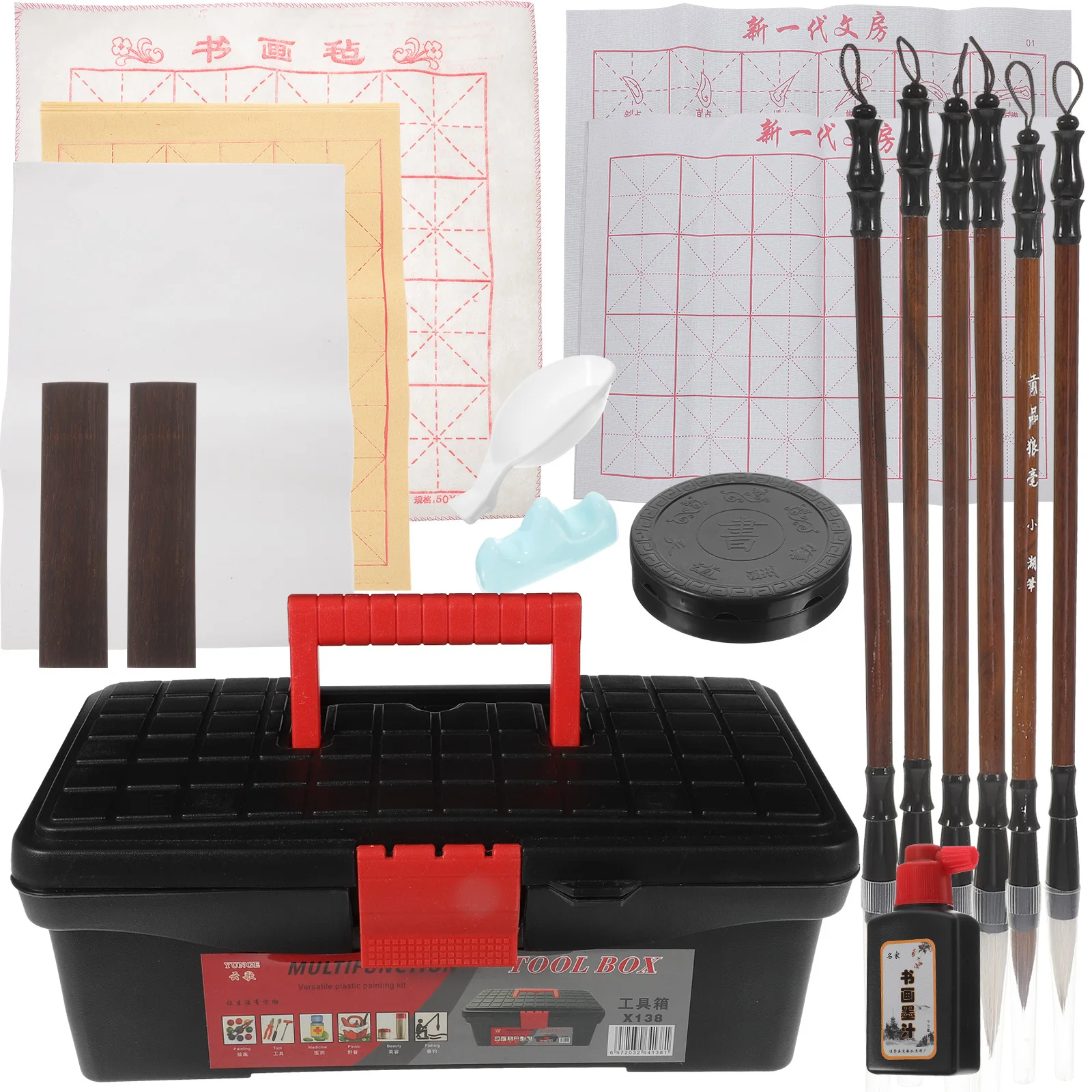 

1Set Calligraphy Cloth Kit Reusable Writing Mat Daily Use Household Calligraphy Paper for Beginners Kids Art Practice