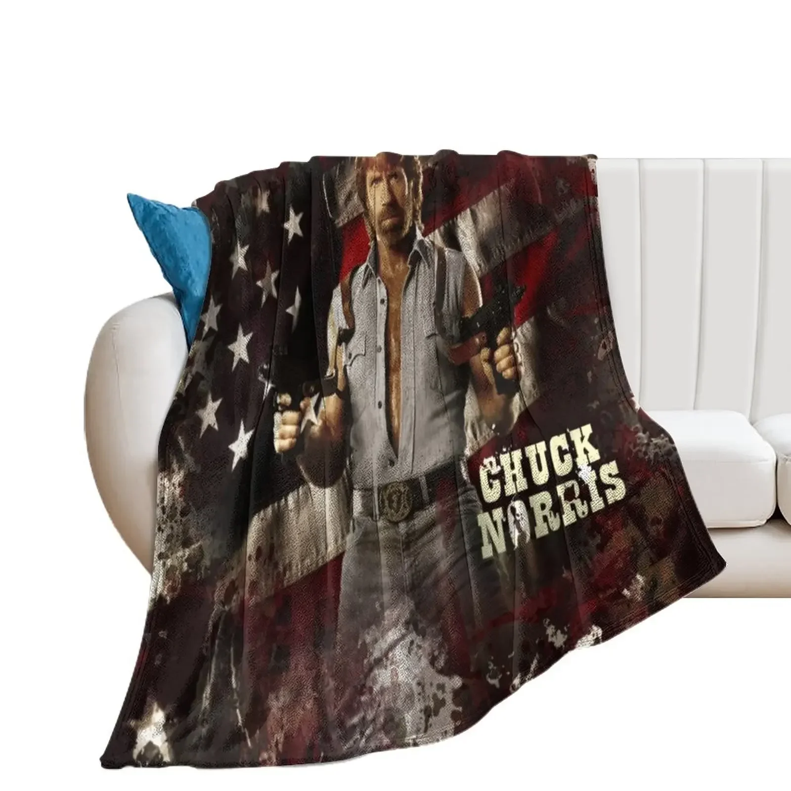 Chuck Norris Throw Blanket For Sofa Thin Thermal Blankets