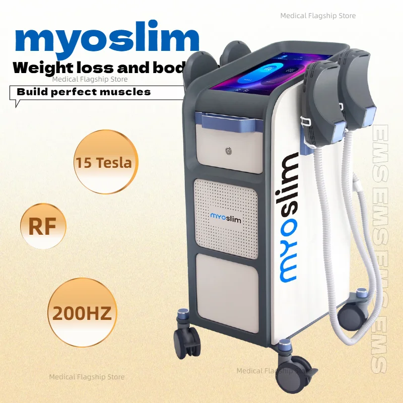

15 Tesla 6500W Electromagnetic Build Muscle myo slim Muscle Stimulator Body Sculpting Butt Lift Fat Removal RF Lose Weight