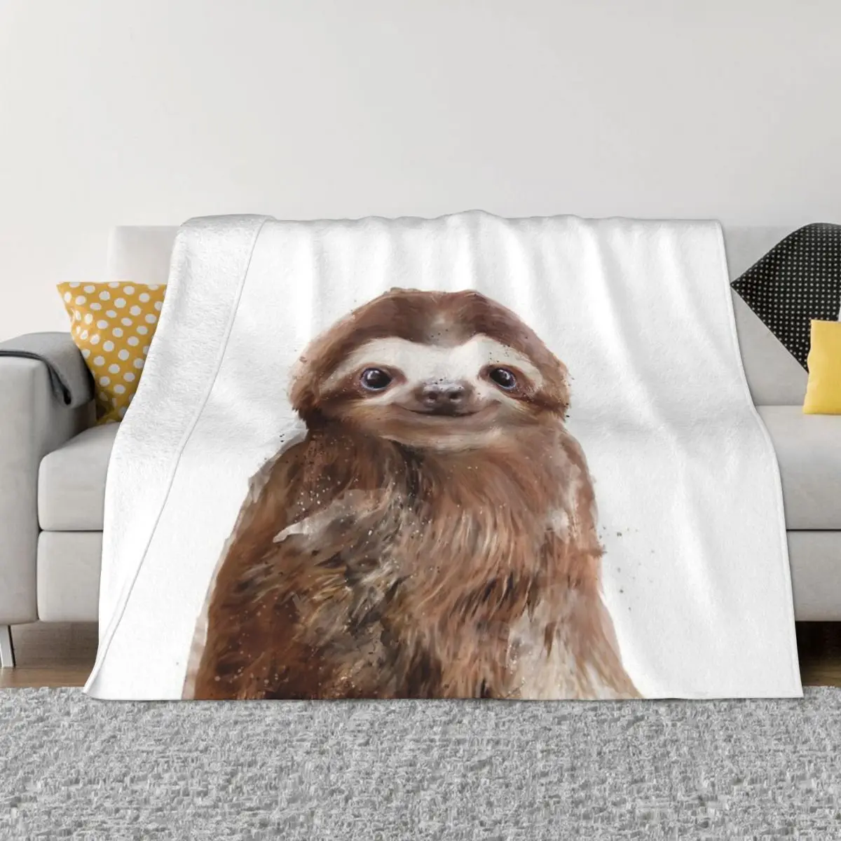 

Little Sloth Home Bedroom Quilt For Bed Winter Warm Blanket Throw Blanket