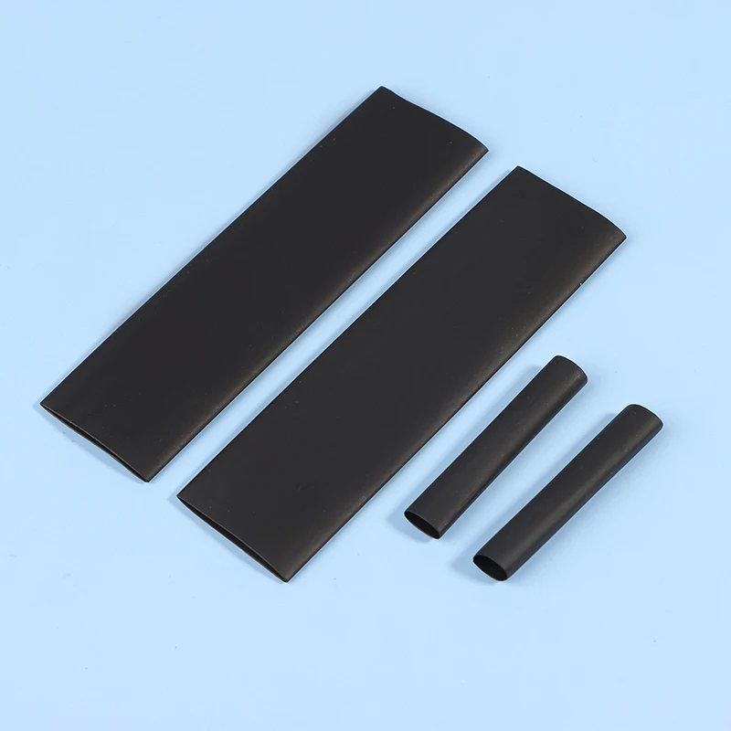 High-Quality Black Heat Shrink Tubing, Thermal Resistant Cable Protector, Wire Wrapping Sleeves