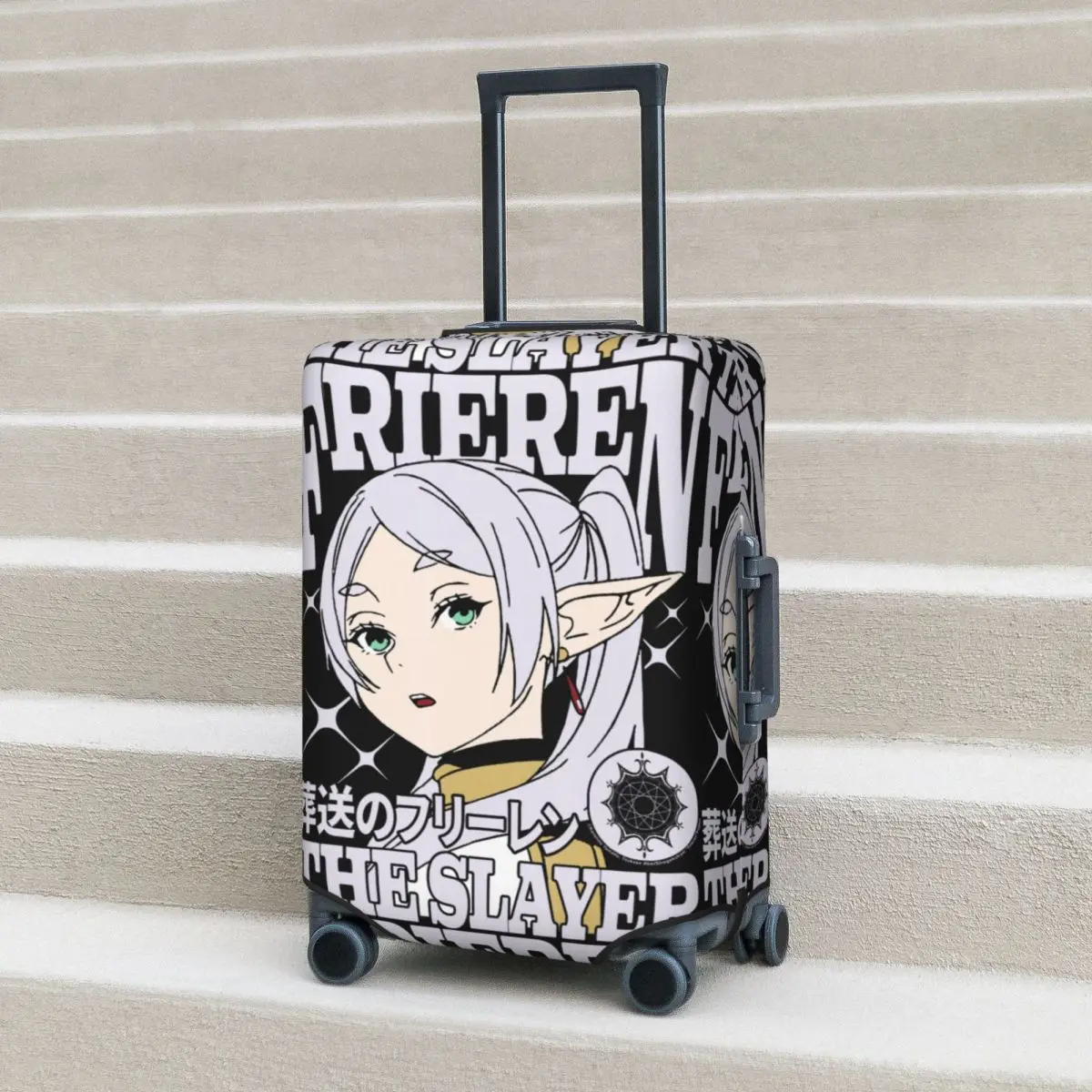 

Frieren Beyond Journey's End The Slayer Anime Suitcase Cover Business Protector Holiday Fun Luggage Supplies