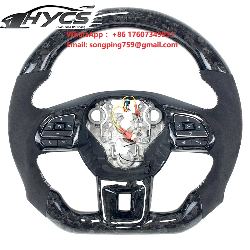 Volante Sportivo In Pelle E Fibra Di Carbonio Per Auto MG4/MG5/MG6/MG7/MG3-image