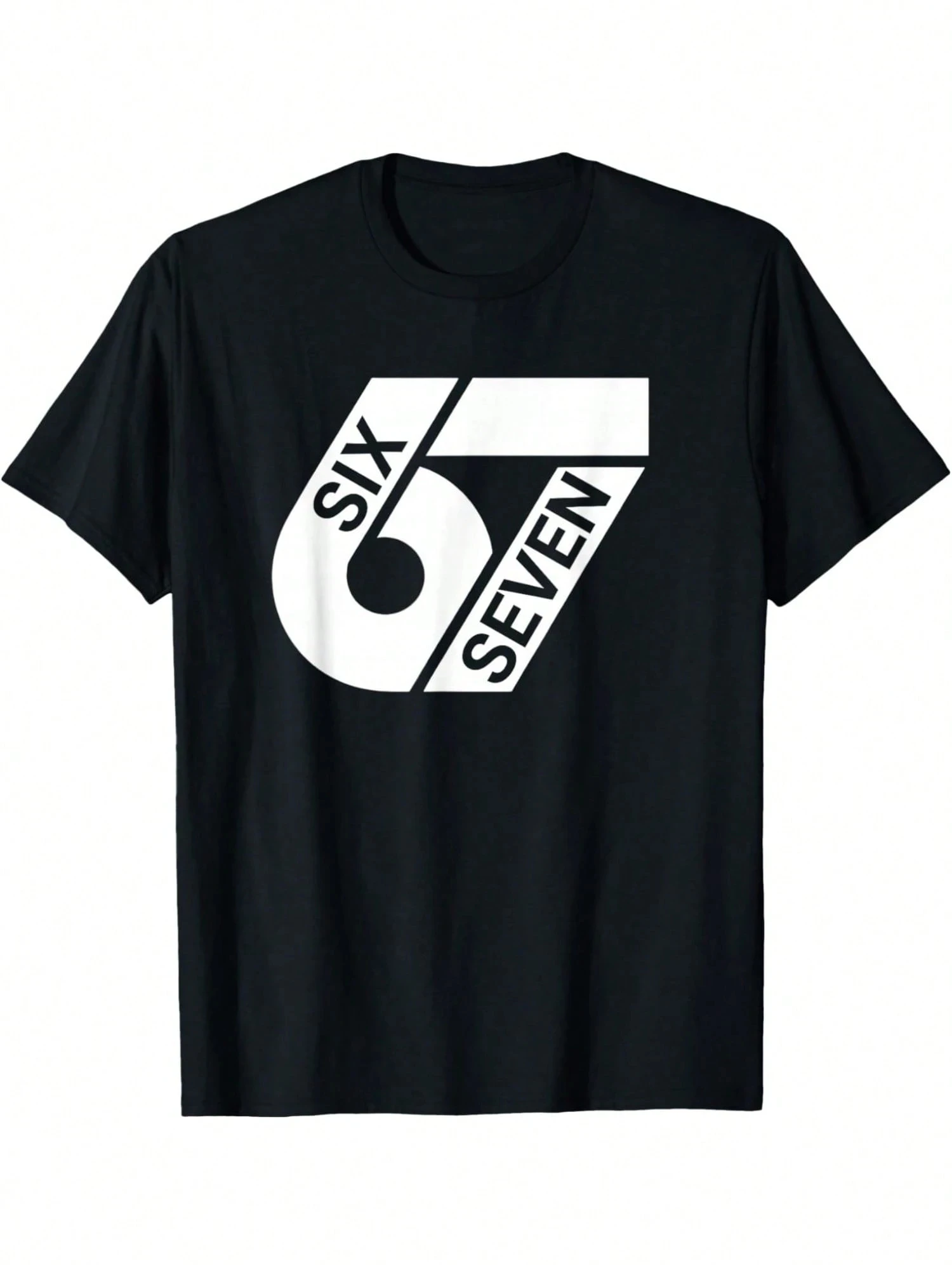 تي شيرت مضحك 67 Six Seven Meme للرجال من Gen Alpha - تي شيرت رجالي صيفي مضحك مطبوع عليه رسومات مبتكرة