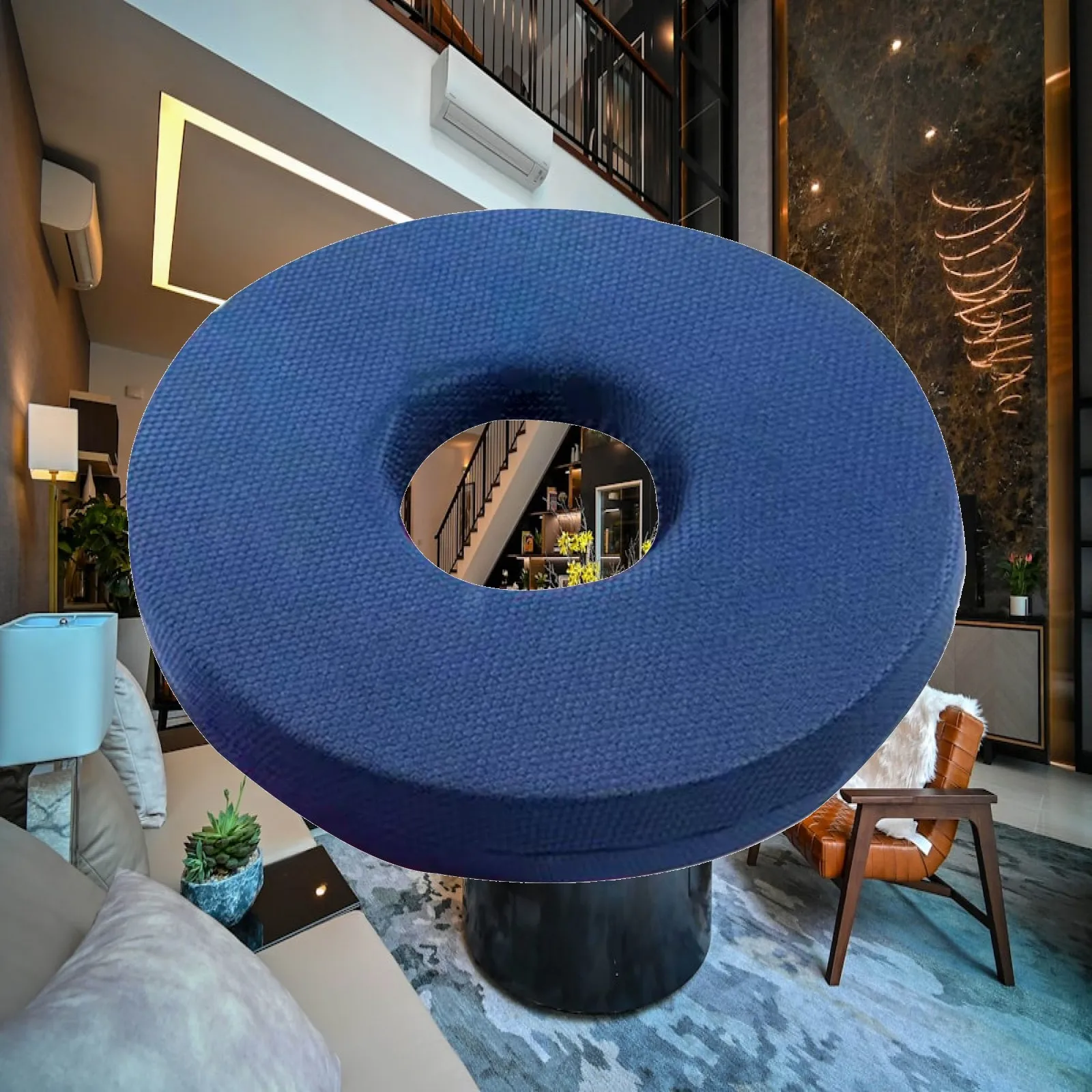 Random Color Doughnut Pillow Firm Density Legs Pillows Ankle Cushion