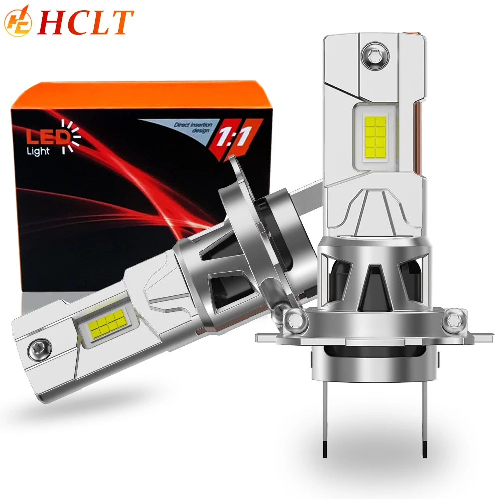 

Car Headligh H7 LED CANBUS No Error Lights With Fan 6000K White Plug And Play Turbo Auto Fog Lamp Wireless 1:1 Mini Size 12V 24V