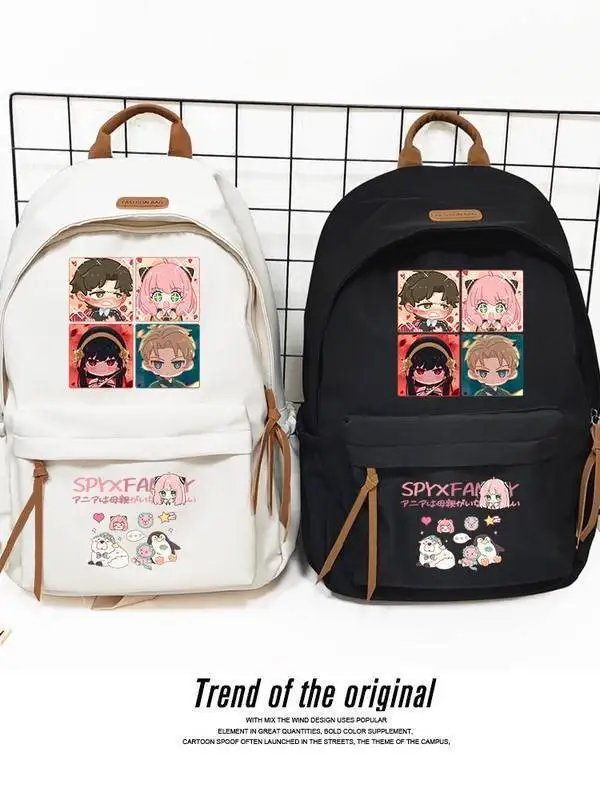 Spy X Family Anime Merchandise Girls, Large Capacity Cute Aniya Backpack For Primary And Middle School Students Anime