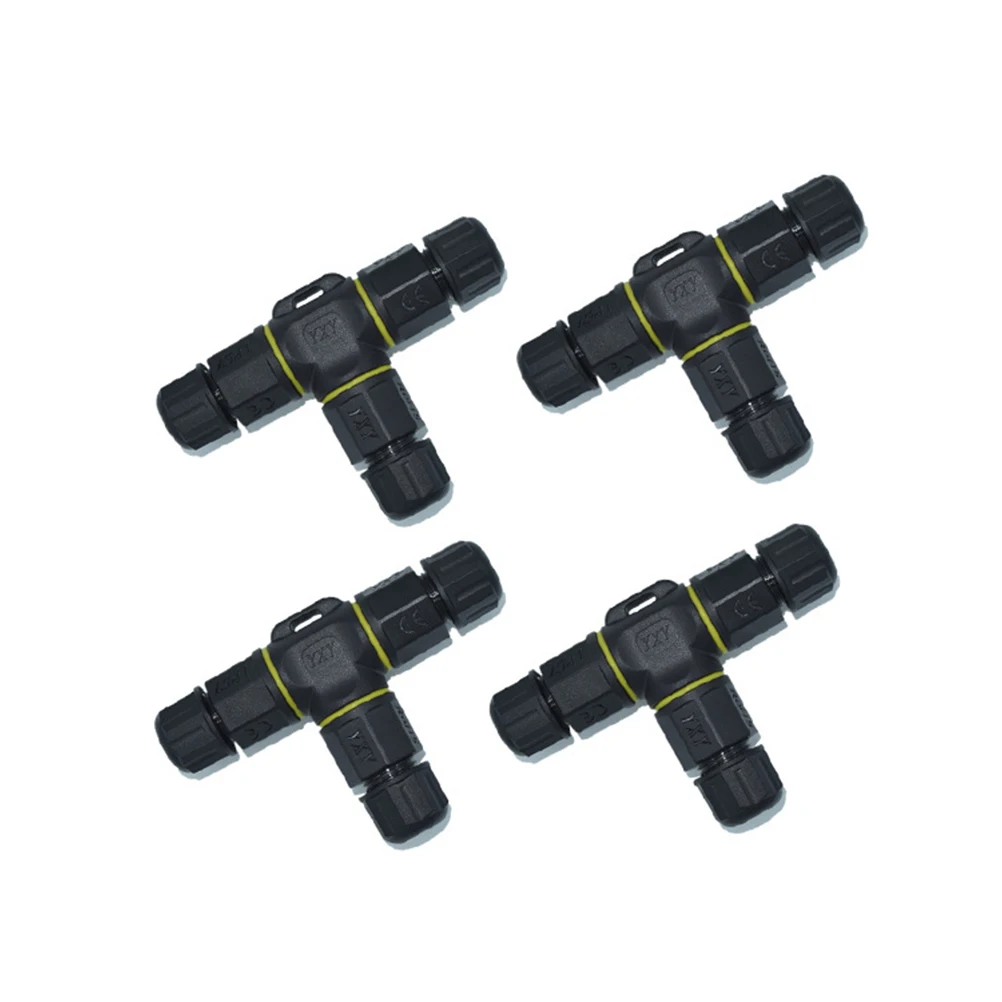 

3 Way Waterproof Connector Cable Terminal Adapter Wire LED Electric Connectors IP68 Durable Flame Retardant Lighting Accessories