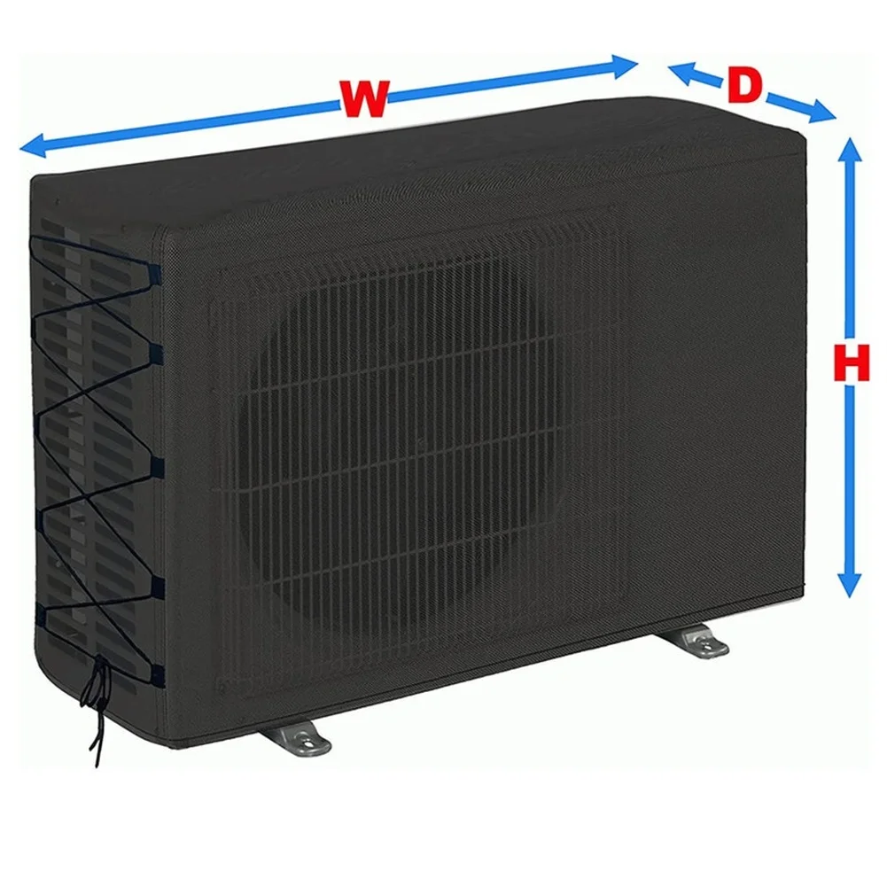 Outdoor AC Unit Protective Cover Weather Resistant Dust for Rain Shield For External Air Conditioning Equipment Outside Guard