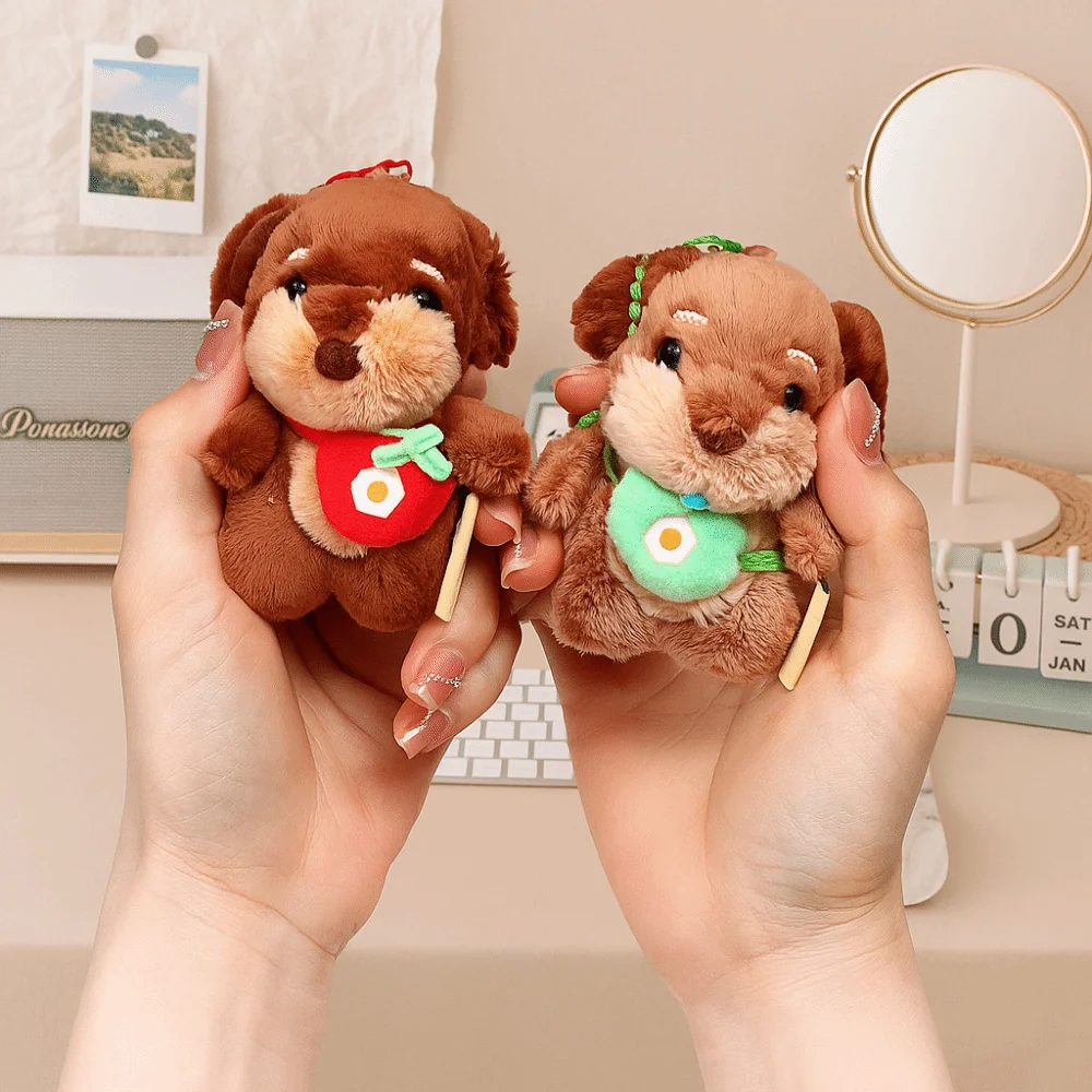 

Magnetic Cartoon Puppy Plush Keyring Plush Material Little Dog Design Cute Puppy Doll Pendant Keyring Function Cute Cartoon