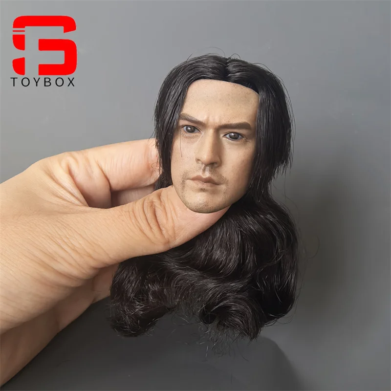 1/6 Schaal Takeshi Kaneshiro Lang Haar Versie Head Sculpt Carving Model Fit 12 Inch Mannelijke Soldaat Action Figure Body