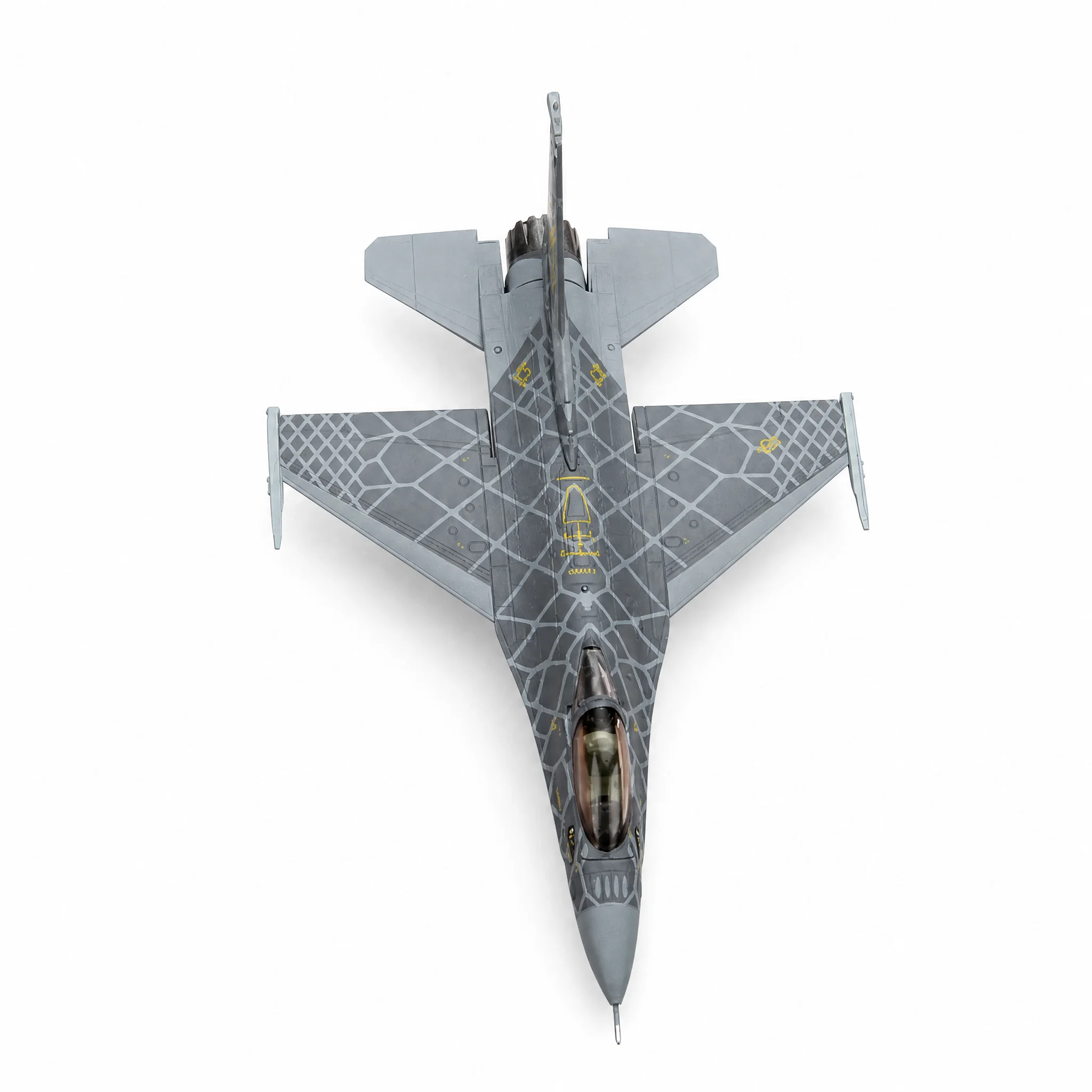 1/144 Scale Airplane Model US Air Force F-16C Fighter Viper Demo Team Diecast Aircraft Models For Souvenir Display Collection