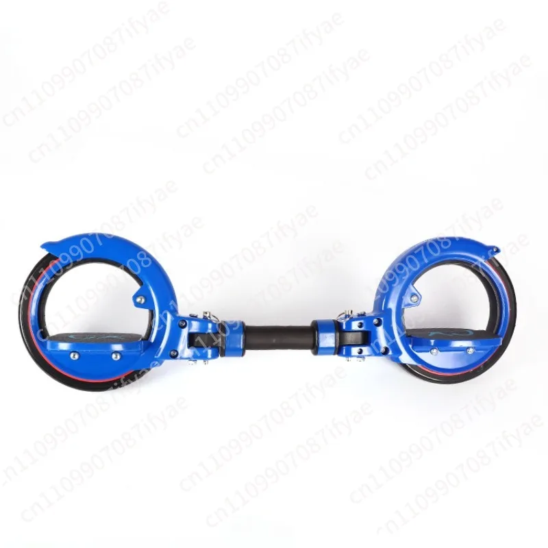 Two-wheeled snake pedal balance scooter, adult outdoor extreme sports