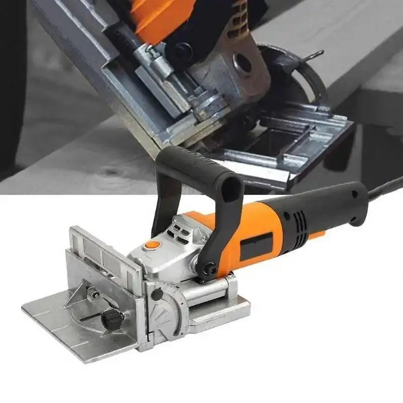 New Handheld Slotting Machine with Adjustable Angle for Woodworking Tenons, Suitable  Home Decoration