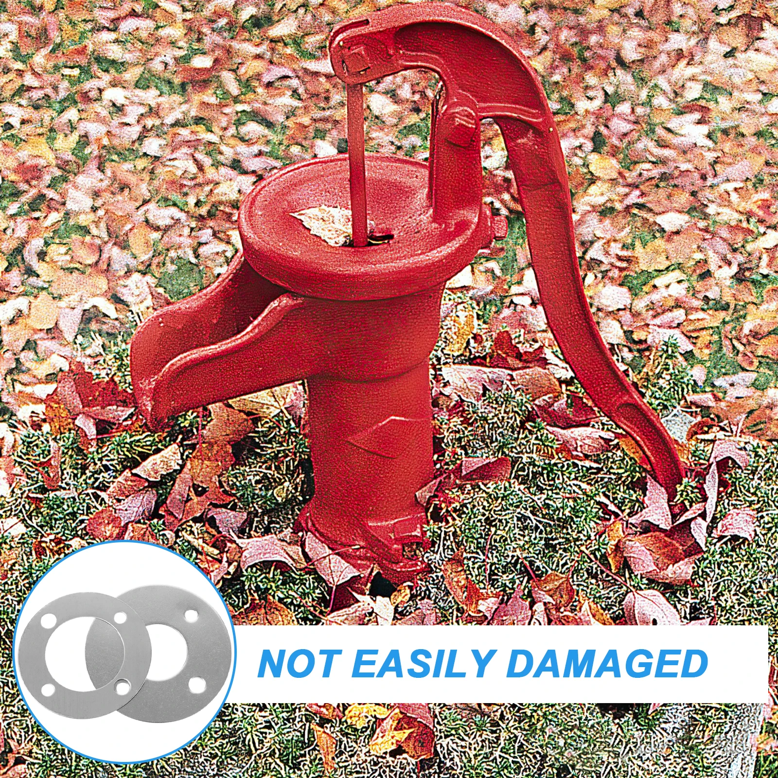 

2Pcs Durable Stainless Steel Water Pump Accessory Pitcher Pump Cup Pad Easy Install Long-Lasting Parts Hand Well Tabletting