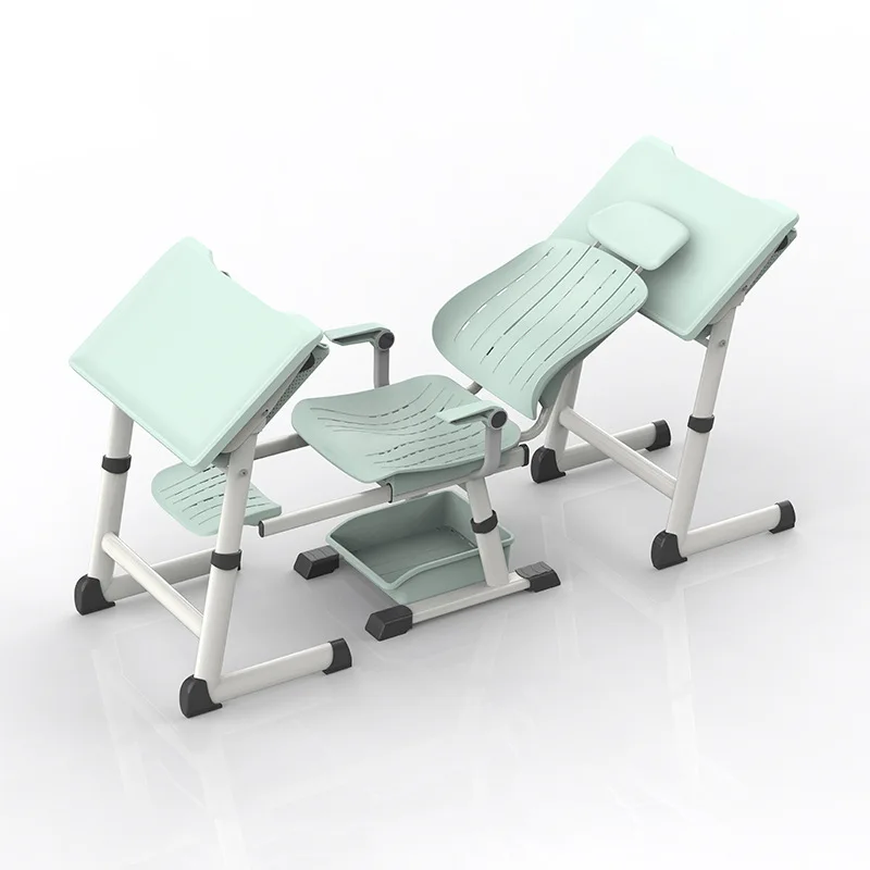 secondary school students lunch break desks and chairs reclined learning desk multi-functional adjustable writing desk