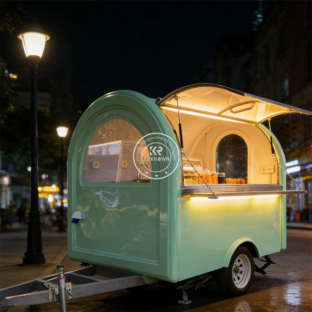 

Мобильный фургон для кейтеринга, передвижная тележка для мороженого, прицеп для уличной еды, портативный фургон для пиццы на продажу