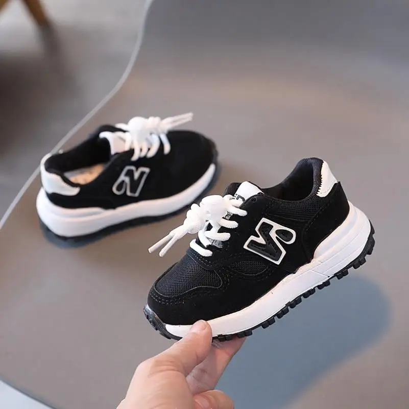 Spring Summer Kids Shoes Baby Boys Girls Children\'s Casual Sneakers Breathable Soft Anti-Slip Running Sports Shoes Size 21-36