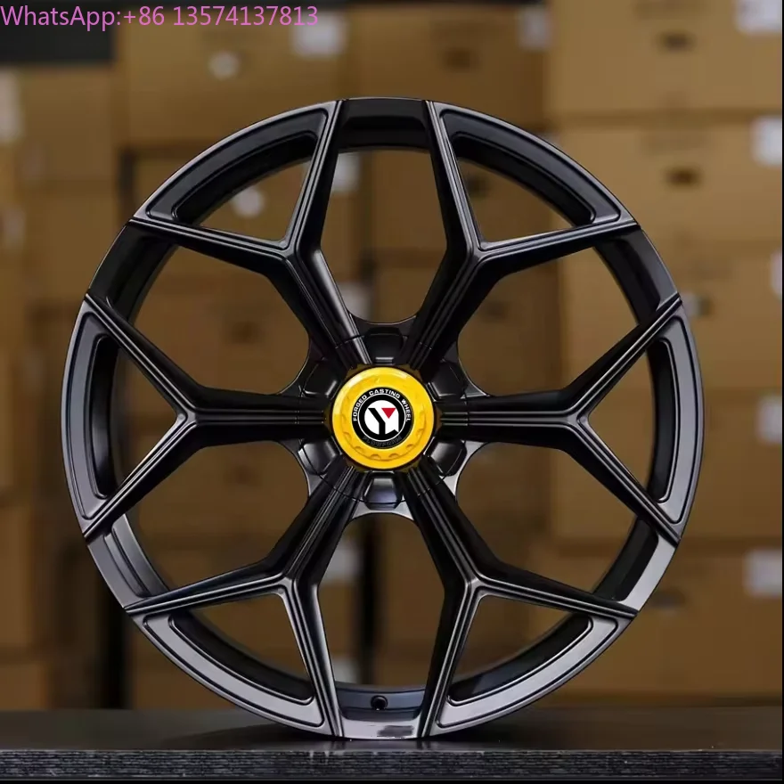 

YXQ Matte Black 23 Inch PCD 5-130 Custom Forged Aluminum Alloy Wheel