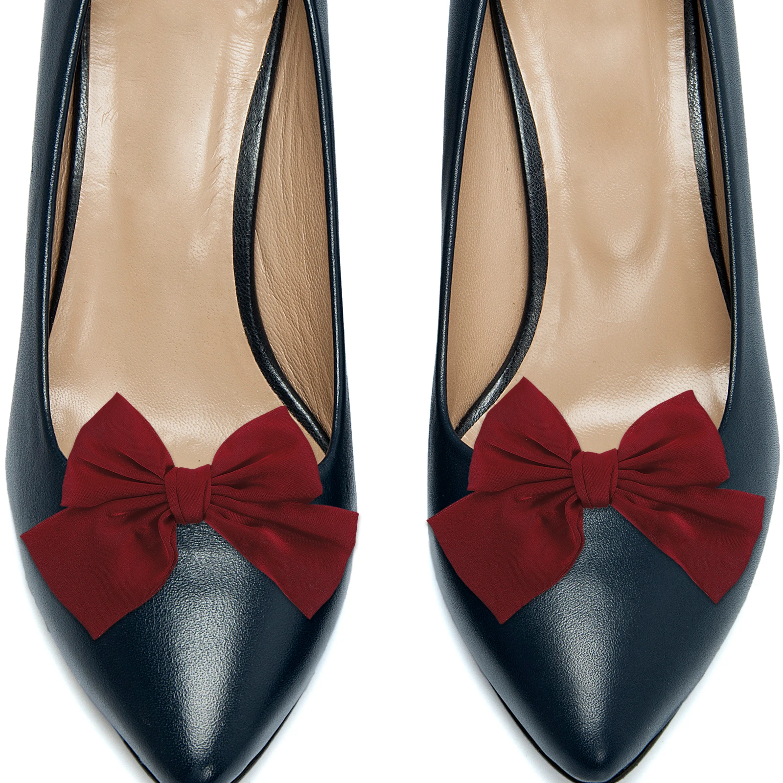 

Bow Shoe Clip Clips Shoes for Women Accessories Bridal Small Bows Lolita Bowknot Polyester Rhinestone Decorations