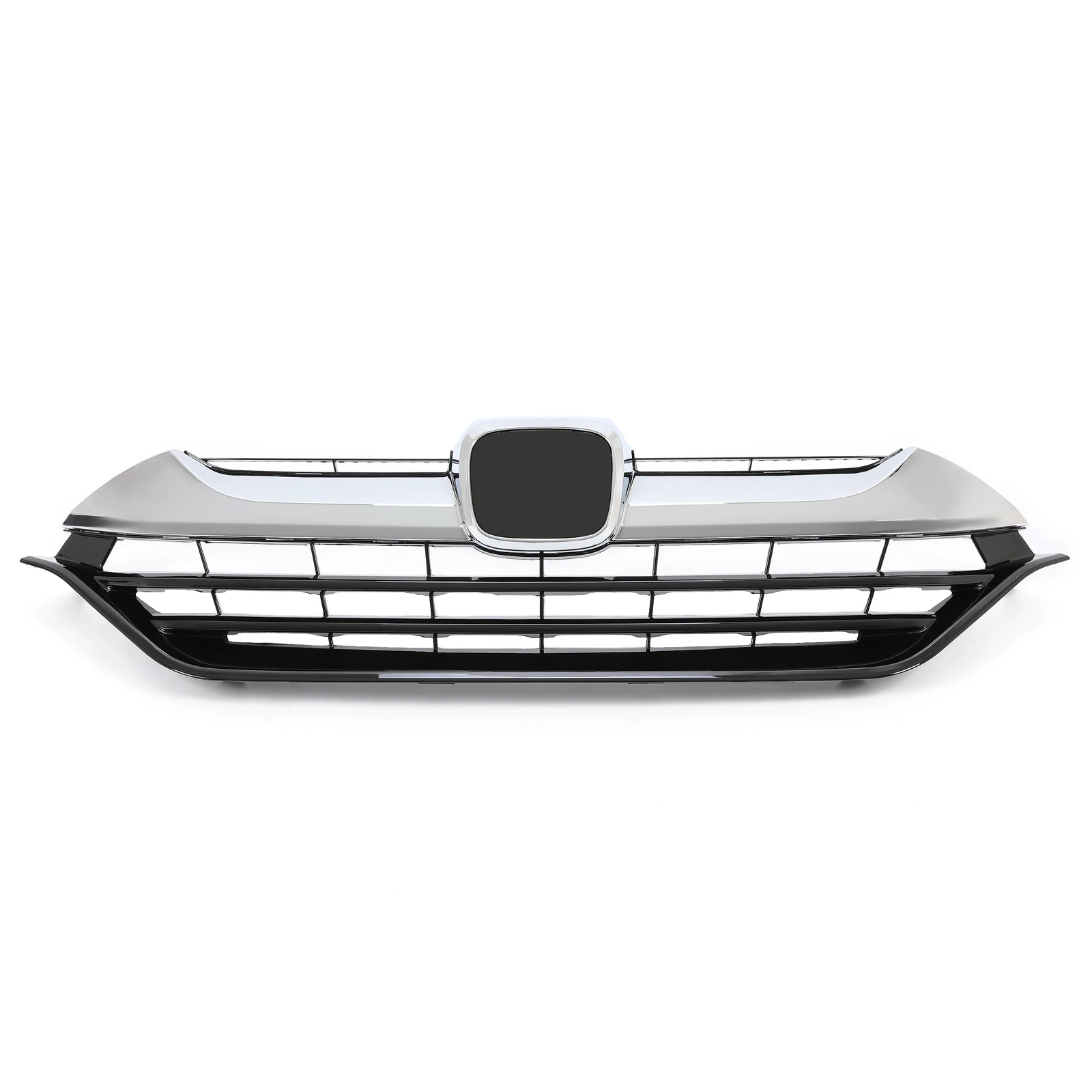 

Chrome Front Bumper Grille Upper Grill For Honda CRV CR-V 2017-2019 2018 ABS
