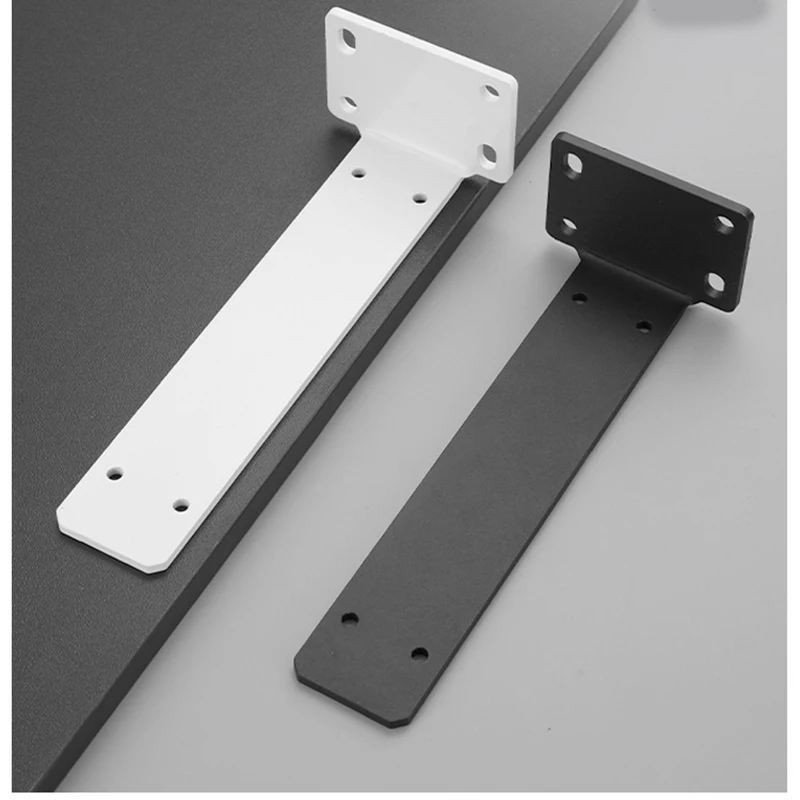

2PCS T Shaped Shelf Brackets Heavy Duty Floating Shelf Brackets with Screws Invisible Shelving Bracket Wall Mounted