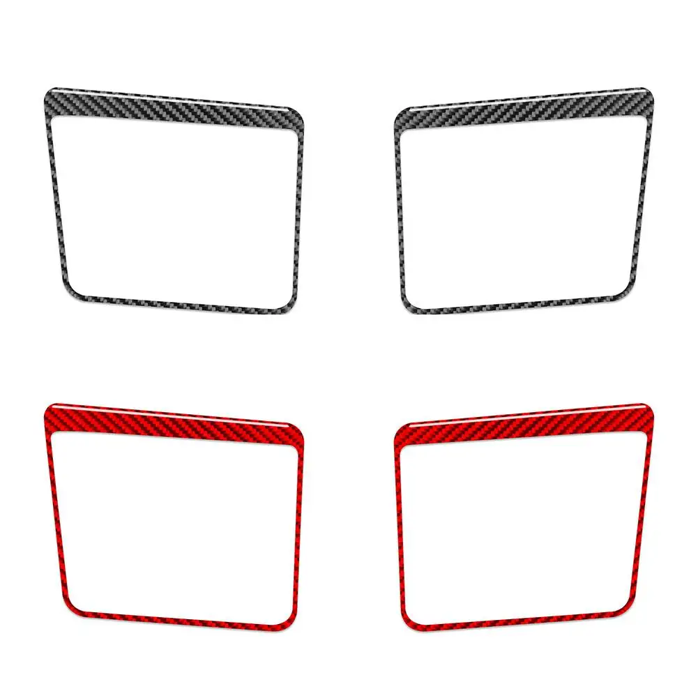 

For Seat Leon 20-24 Soft Carbon Fiber Car Interior Control AC Trim Central Wireless Panel Panel Frame Charging Stickers Car S0U2