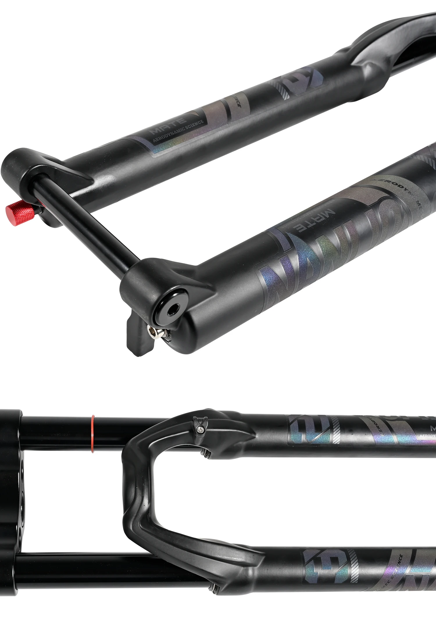NanLio Doppelschulter-Schnee-Vorderradgabel 27,5 Zoll / 29 * 2,5 Zoll MTB-Gabel 150 mm Reise-Luftversorgungs-Fahrradgabel E-Bike-Gabel 15/9 mm – Detail 32
