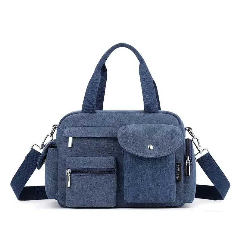 New Style Canvas Ms. Fallow Handbag High Appearance Level Shoulder Bag Large Capacity Crossbody Bag