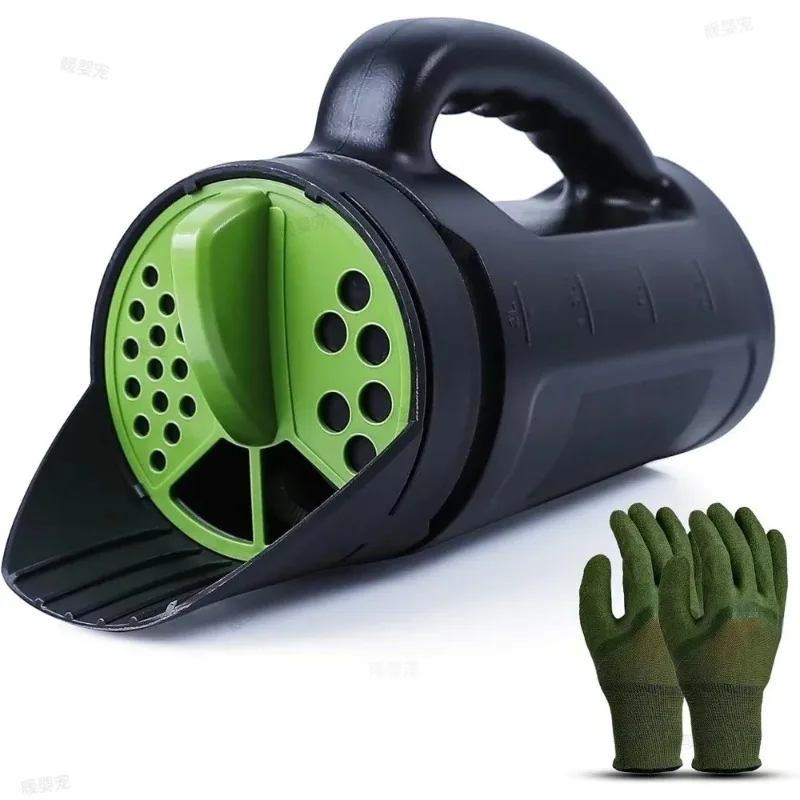 Lawn Care Hand Shaker Spreader Adjustable Hole Design For Grass Seed Fertilizer Snow Salt And Ice Melter Outdoor Gardening