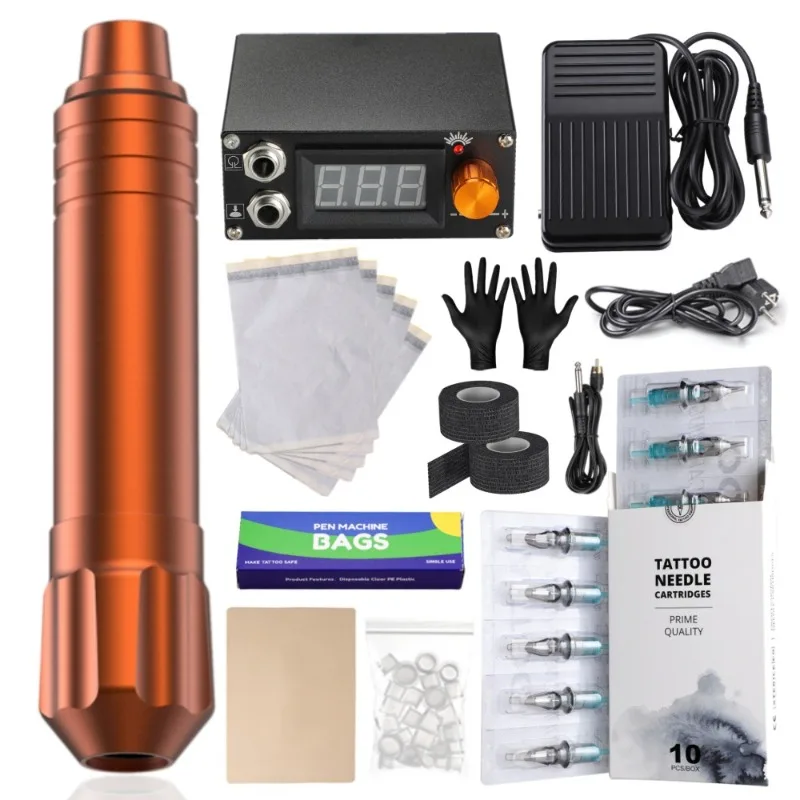

Тату-машина, полный набор моторной ручки для татуировки, универсальная машина, оборудование для вышивания татуировок