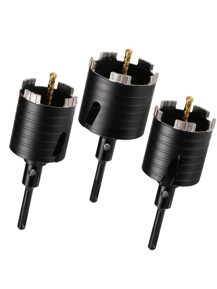 PTA Droge Diamant Kernboor met SDS Plus Adapter voor Baksteen Muur Metselwerk Beton Cement Blok Steen Graniet Marmer - afbeelding 2