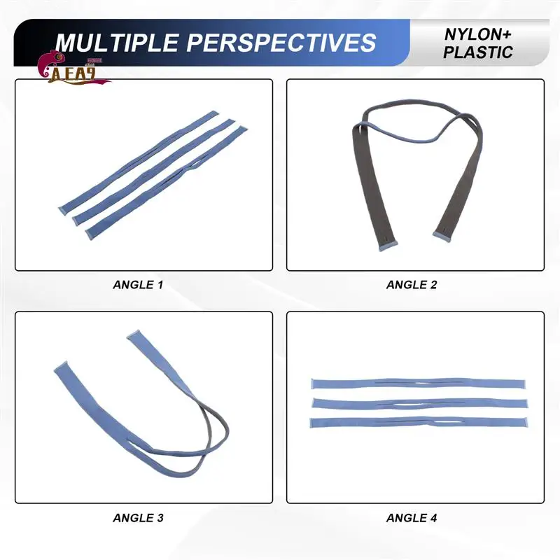 AEA9-Replacement Headgear For Resmed Airfit P10 Nasal Pillow CPAP Mask Straps With Adjustment Clips