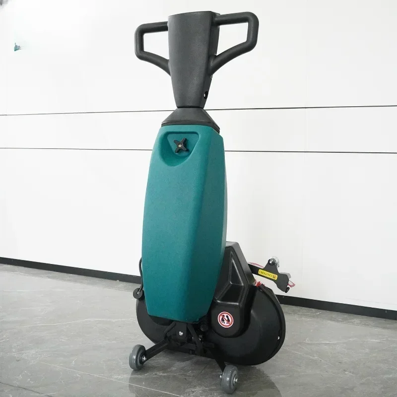 Office battery powerful suction auto scrubber supermarket cleaning equipment mini floor scrubber