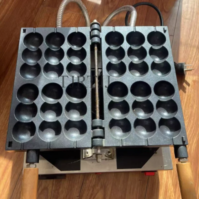 Popular Stainless Steel Electric Waffle Maker Commercial Kitchen Equipment Snack Machine for Home and Restaurant Kitchen