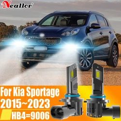 2pcs HB4 9006 Led Fog Light Canbu Car Bulb High Power 6000K Xenon White Headlight Diode Lamp 12v 55w For Kia Sportage 2015~2023