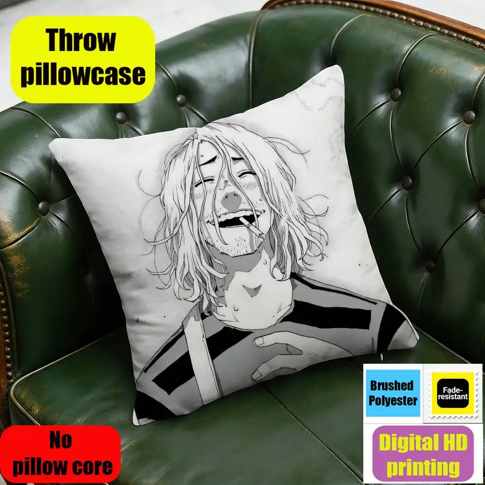 45cm 30cm 50cm Sofa Custom Square Pillowcase Cushion Cover For K-Kurt Fanart C-Cobain Throw Pillow Case