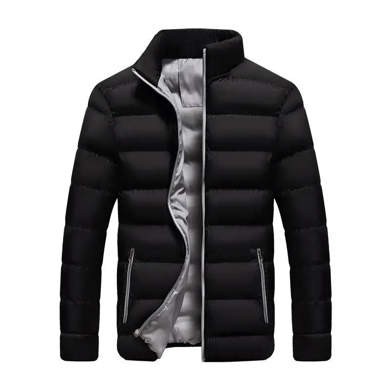 

Мужское зимнее теплое пуховое пальто Jaet, облегающее молодежное водонепроницаемое хлопковое пальто с девятью свечой длиной