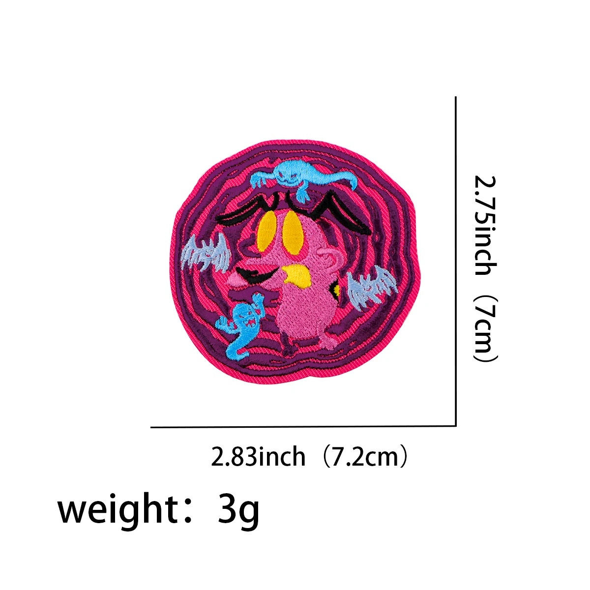 Cartoon Patch DIY Clothing Embroidered Sewing Applique Sew On Fabric Badge Apparel Accessories