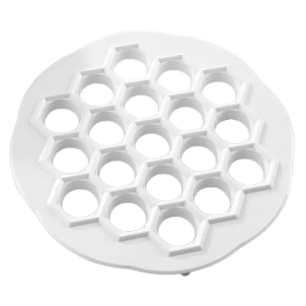 

19-Hole Plastic Dumpling Maker Mold Efficient Home Kitchen Tool for Fast Russian Ravioli Dumpling Mold