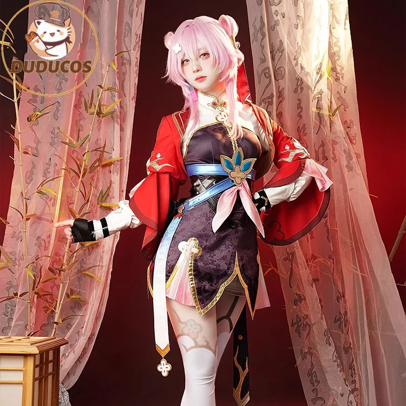 

March 7th Cosplay Costume Game Honkai: Star Rail Cosplay DUDU-SR March 7th XianZhou New Skin SP Wig Women Cute Costume