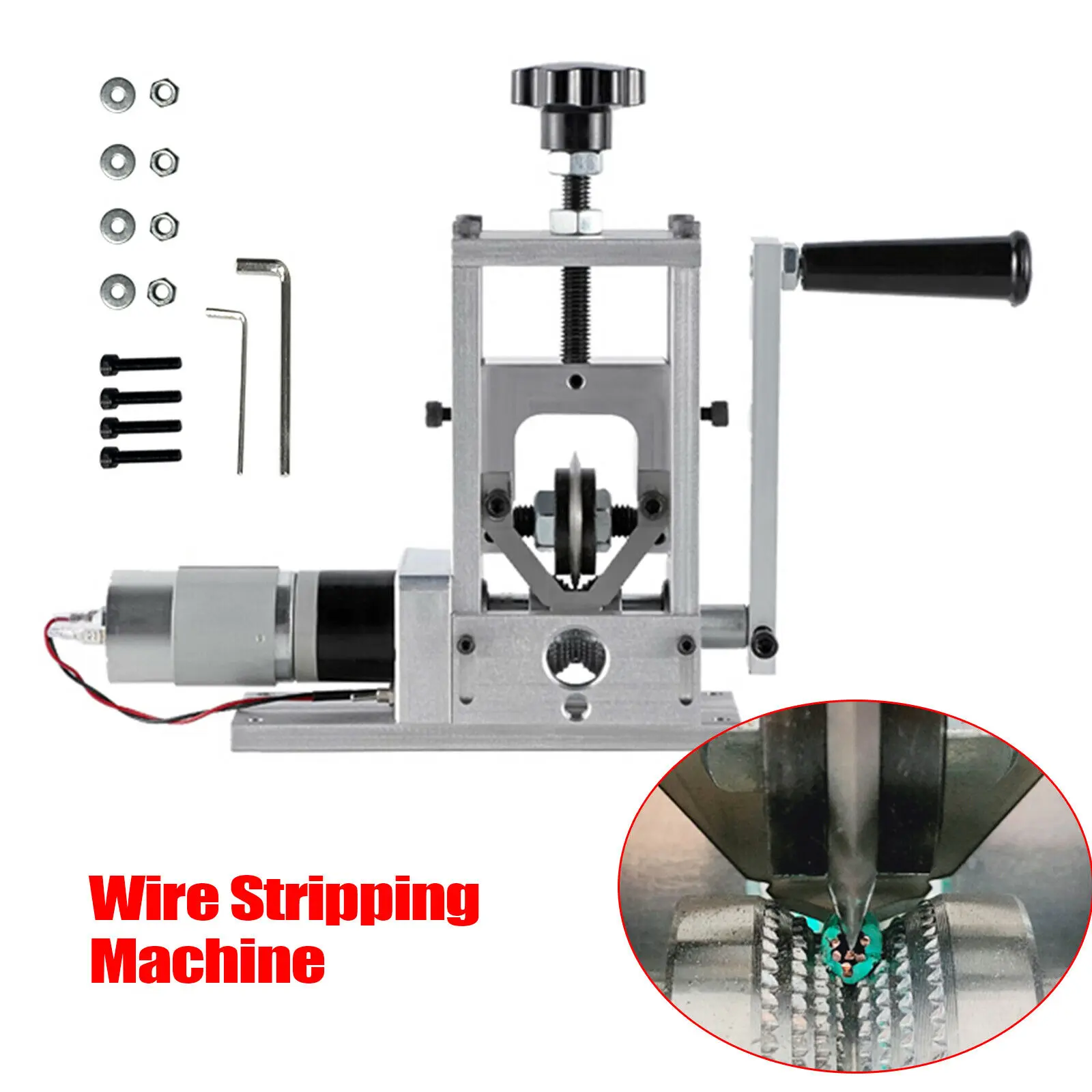 Manual Wire Cable Crimping Machine and Peeling Machine For Metal Wire Recycle Wire Cable Stripper Stripping